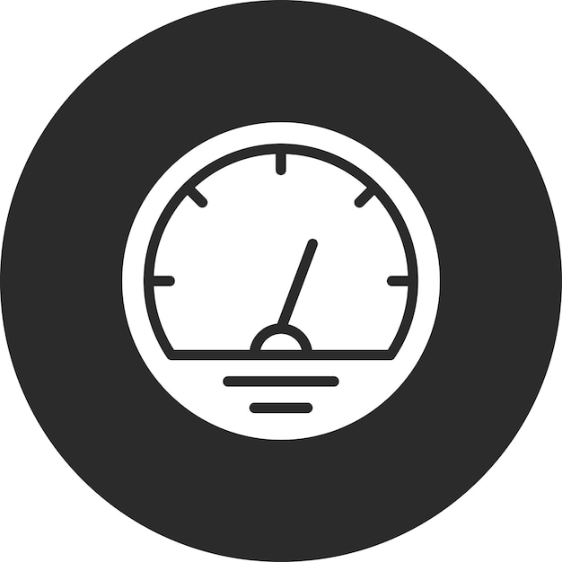 Ilustración del icono vectorial del velocímetro del conjunto de iconos de inicio de negocio