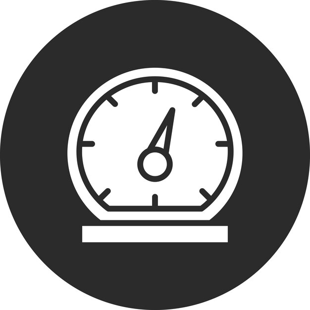 Ilustración del icono vectorial del velocímetro del conjunto de iconos de reparación de automóviles