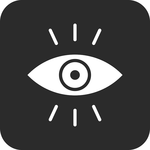 Ilustración del icono vectorial de la visión del conjunto de iconos de inicio de negocio
