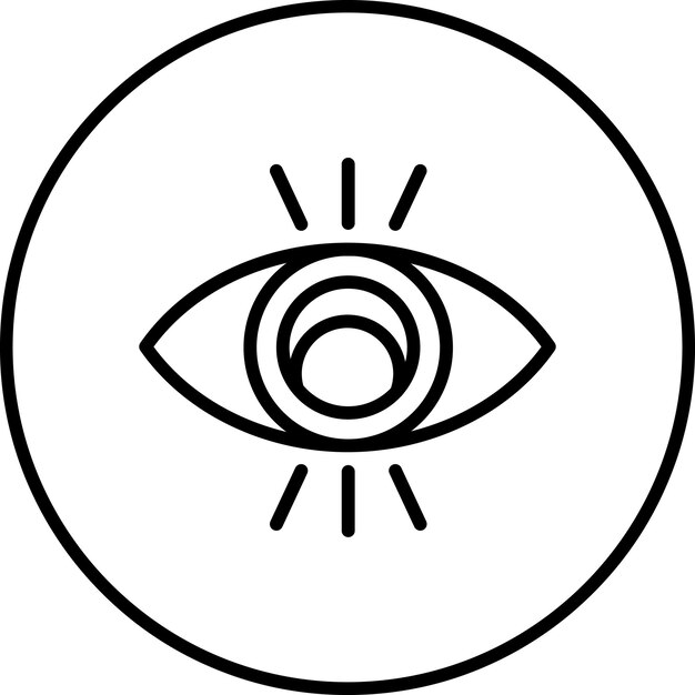Ilustración del icono vectorial de la visión del conjunto de iconos de Smart Home