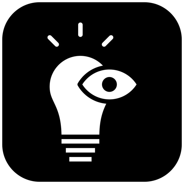 Ilustración de icono vectorial visionario del conjunto de iconos de liderazgo
