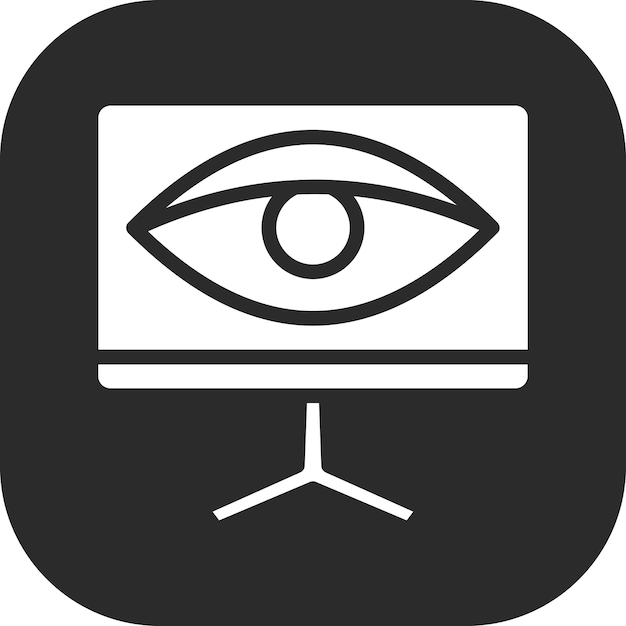 Ilustración del icono vectorial de visualización del conjunto de iconos de habilidades para la vida