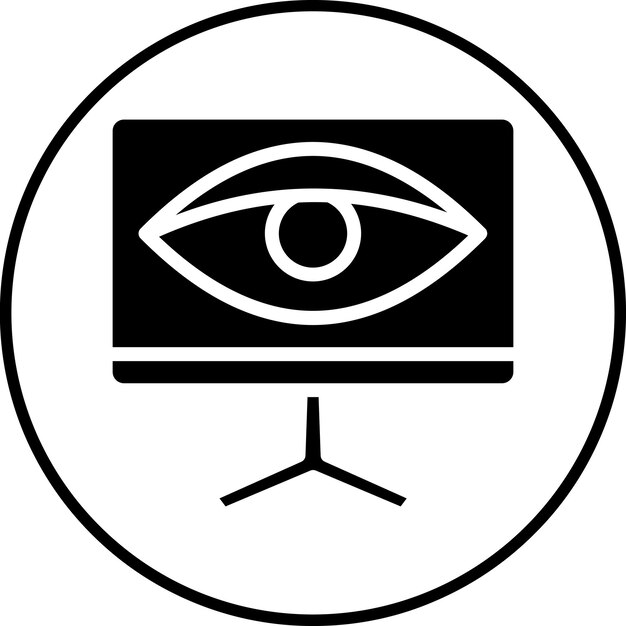 Ilustración del icono vectorial de visualización del conjunto de iconos de habilidades para la vida