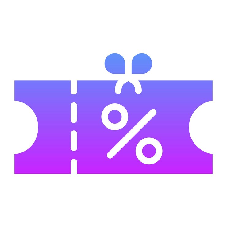 Vector ilustración del icono vectorial del voucher del conjunto de iconos de comercio electrónico