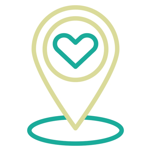 Ilustración del icono vectorial de Wedding Placeholder del conjunto de iconos de Wedding