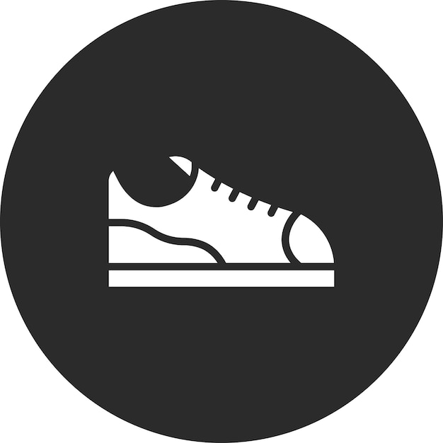 Ilustración del icono vectorial de zapatos casuales del conjunto de iconos de moda