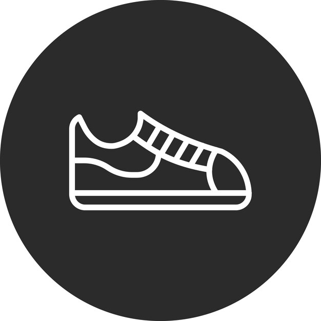 Ilustración del icono vectorial de zapatos del conjunto de iconos del centro comercial