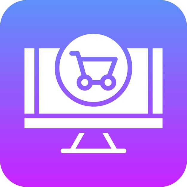 Ilustración de iconos vectoriales de comercio electrónico del conjunto de iconos de Smart City