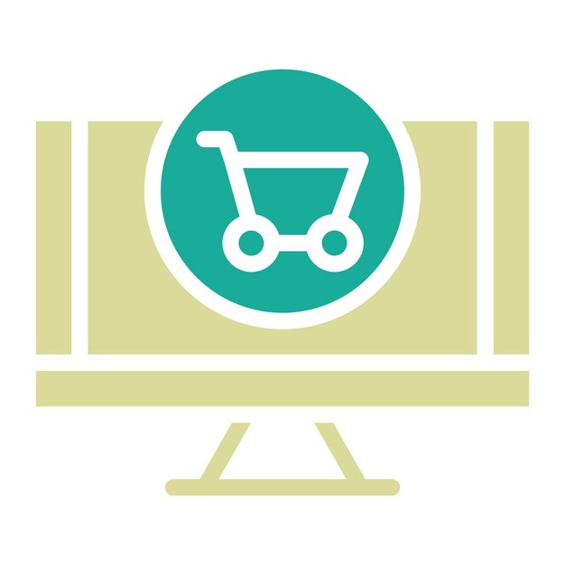 Ilustración de iconos vectoriales de comercio electrónico del conjunto de iconos de Smart City