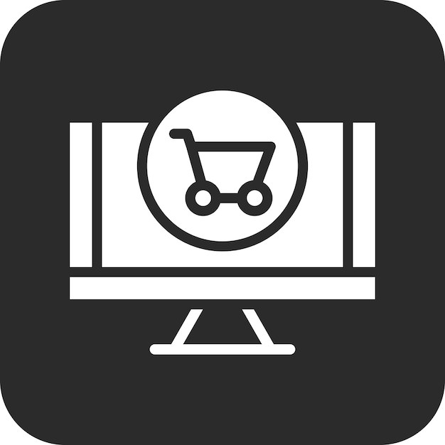 Ilustración de iconos vectoriales de comercio electrónico del conjunto de iconos de Smart City