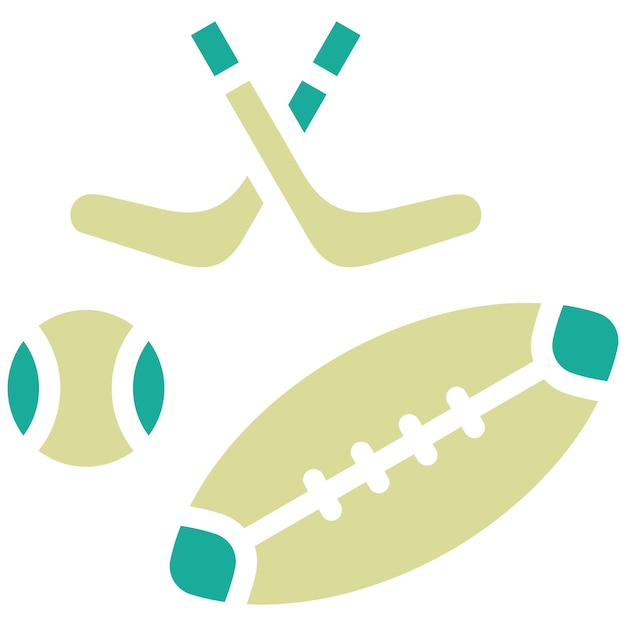 Ilustración de iconos vectoriales de deportes del conjunto de iconos de aprendizaje