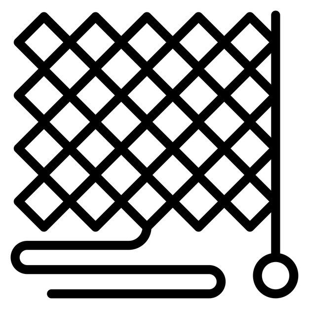 Ilustración de íconos vectoriales de diseño de iconos de costura