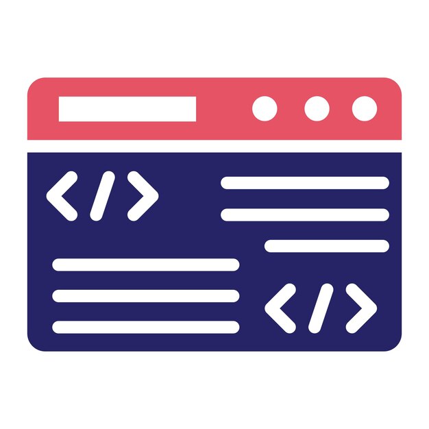 Ilustración de iconos vectoriales de programación del conjunto de iconos SEO y SEM