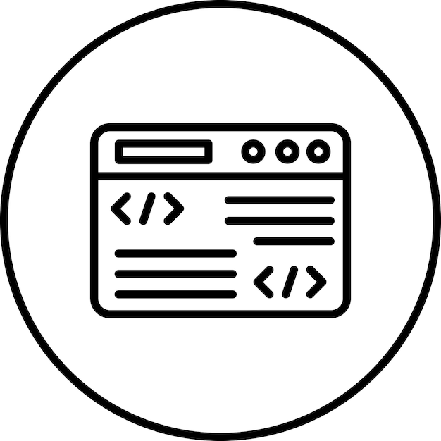 Ilustración de iconos vectoriales de programación del conjunto de iconos SEO y SEM