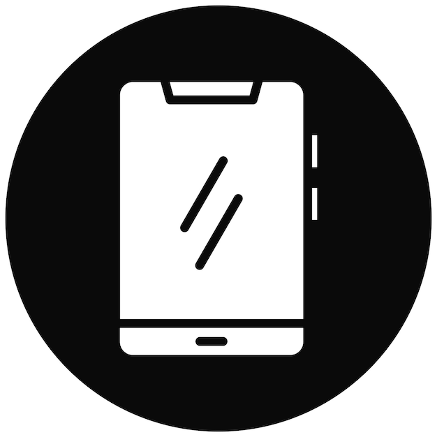 Ilustración de iconos vectoriales de teléfonos móviles del conjunto de iconos de juguetes para niños