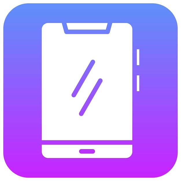 Ilustración de iconos vectoriales de teléfonos móviles del conjunto de iconos de juguetes para niños