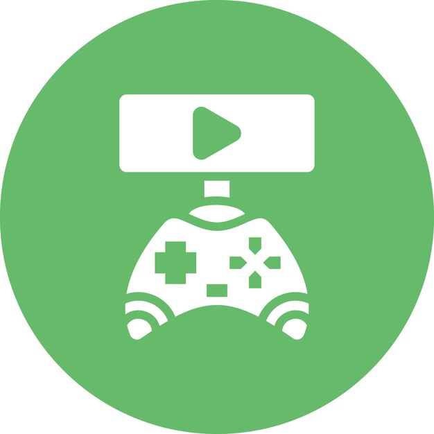 Ilustración de íconos vectoriales de videojuegos de juegos en línea