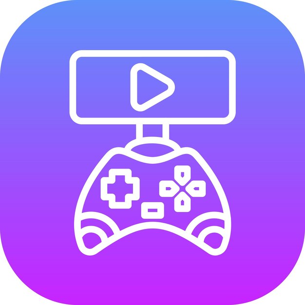 Ilustración de íconos vectoriales de videojuegos de OnGGSCE Iconos de juegos