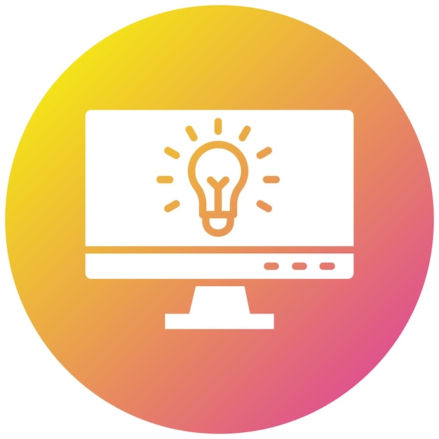 Ilustración de la idea de diseño del icono vectorial