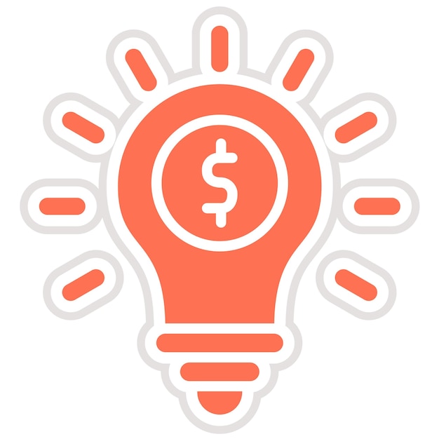 Ilustración de la idea de diseño del icono vectorial