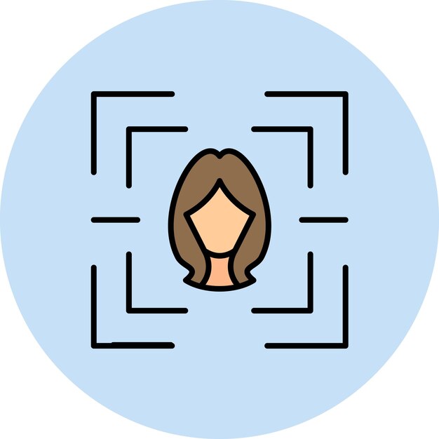 Ilustración de identificación plana
