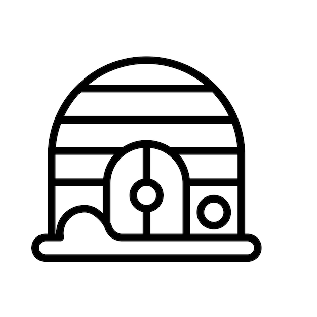 Ilustración de iglú