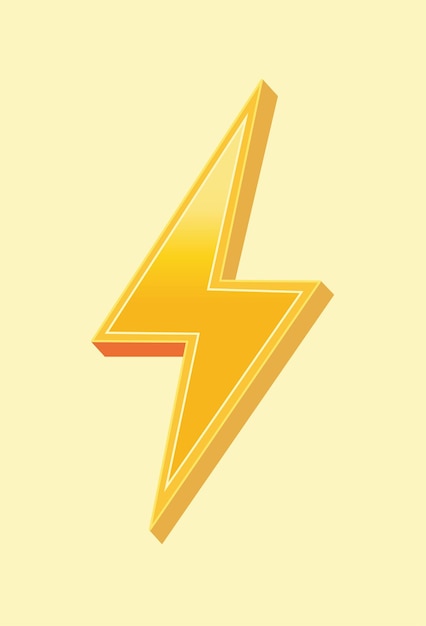Ilustración de iluminación amarilla