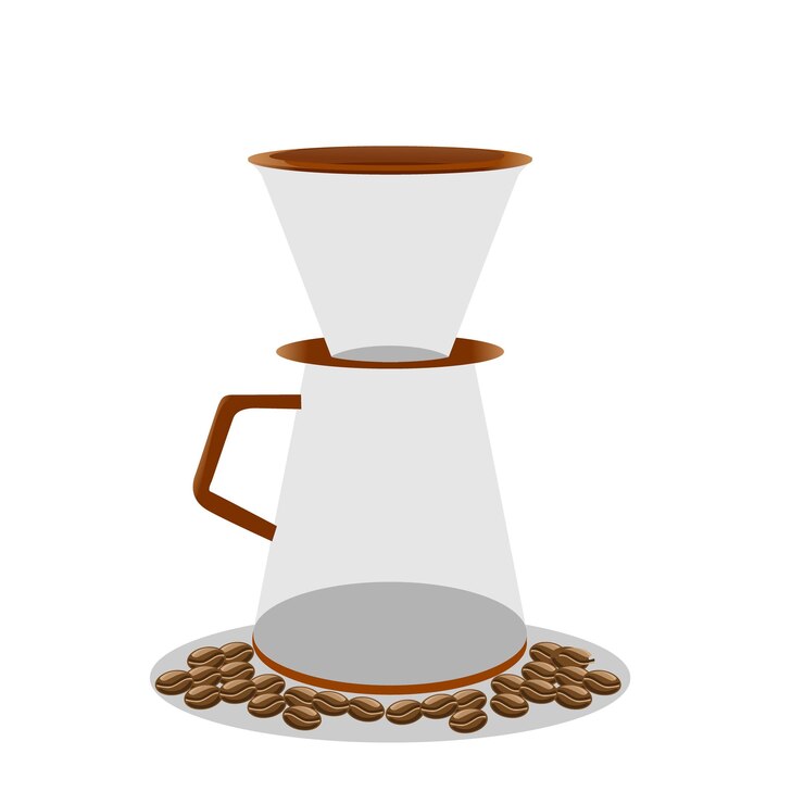 ilustración de imagen vectorial de agarre de café
