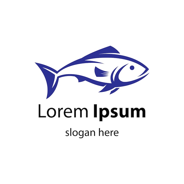 Ilustración de imágenes de logotipo de pescado