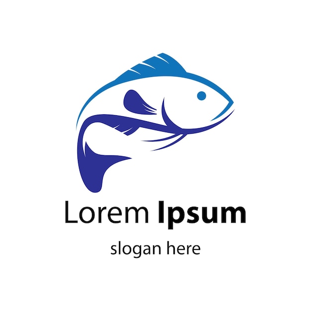 Ilustración de imágenes de logotipo de pescado