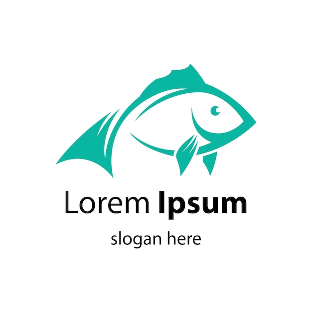Ilustración de imágenes de logotipo de pescado