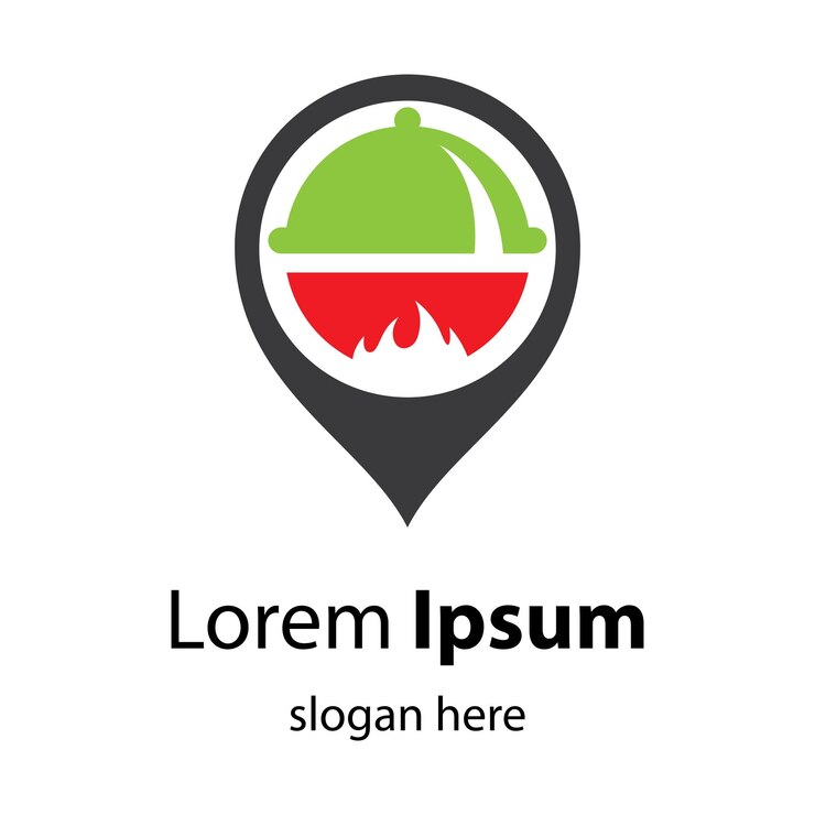 Vector ilustración de imágenes de logotipo de punto de comida