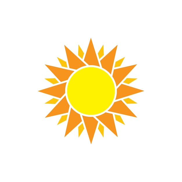 Ilustración de imágenes de logotipo de sol