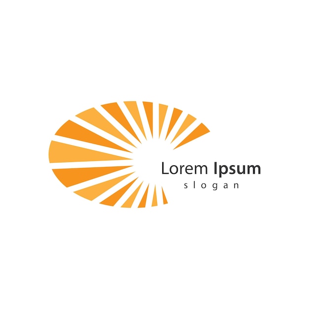 Ilustración de imágenes de logotipo de sol