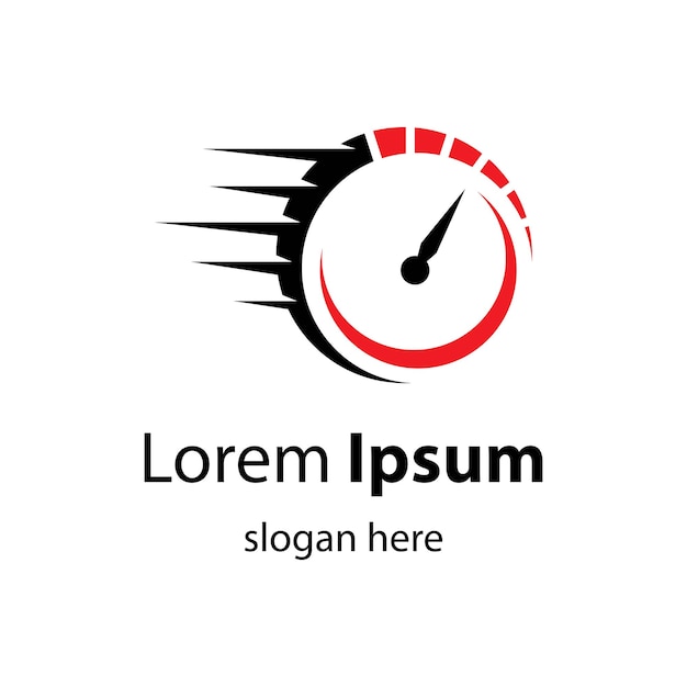 Ilustración de imágenes de logotipo de velocidad