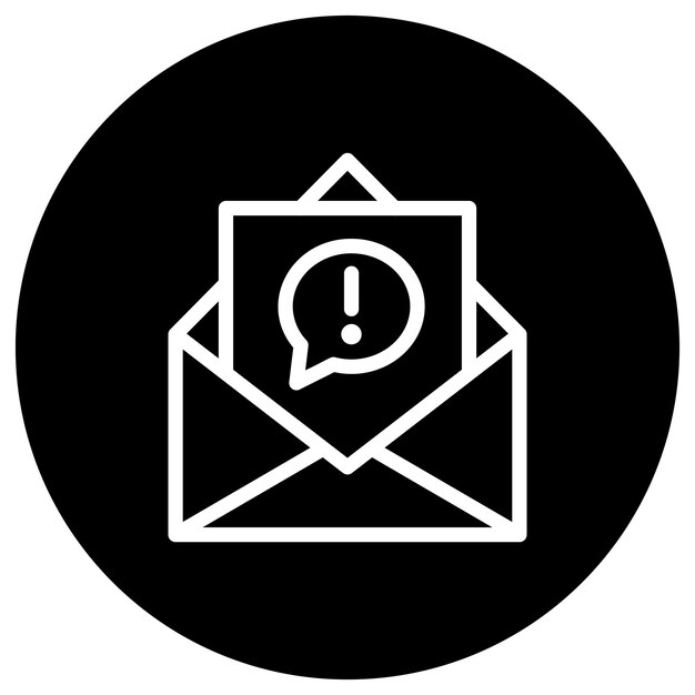 Ilustración importante del diseño del icono vectorial