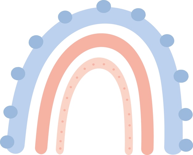 Ilustración infantil arcoiris