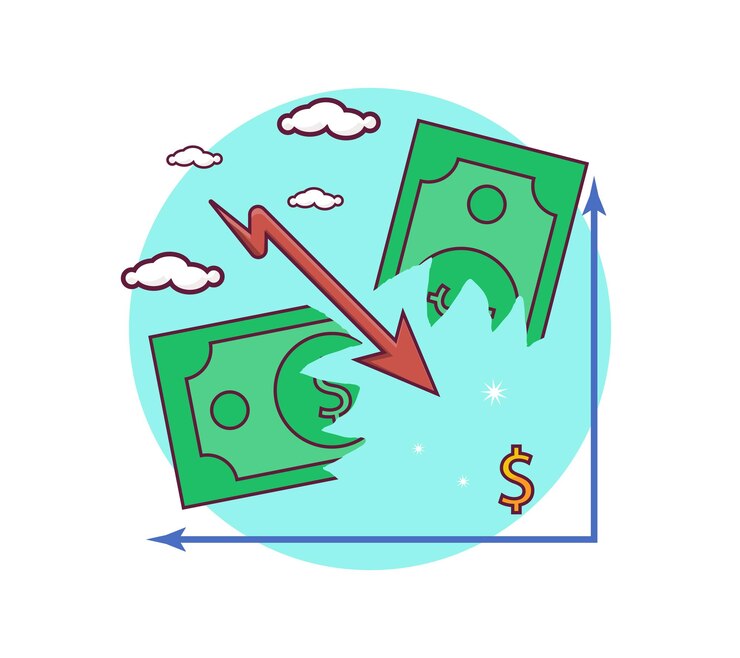 Vector ilustración de inflación