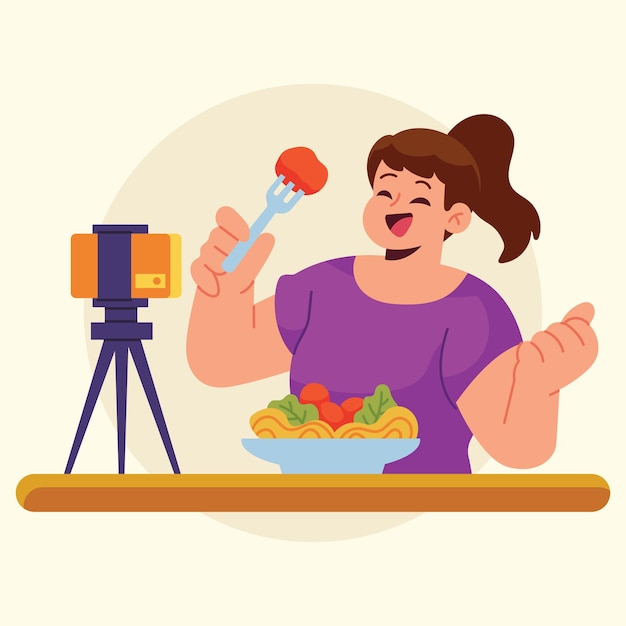 Ilustración de la influencia vectorial plana