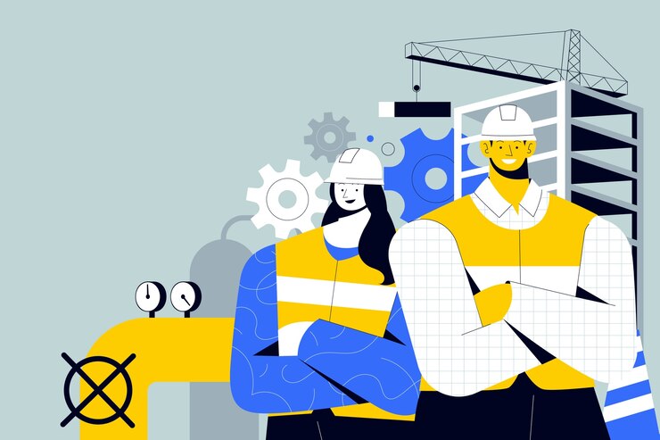 Vector ilustración de ingeniería dibujada a mano