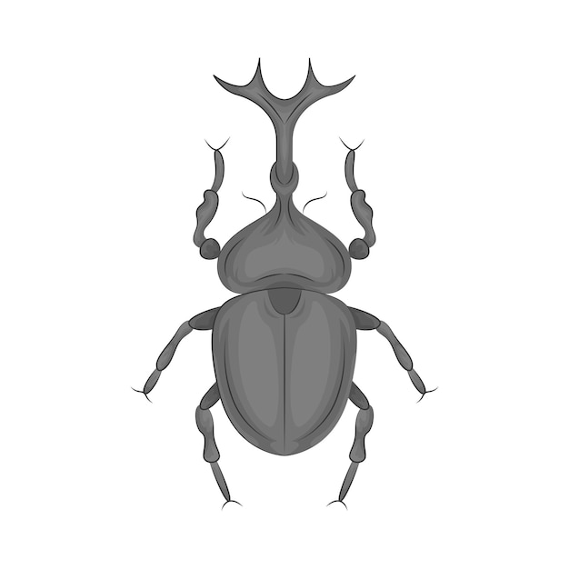 Vector ilustración de un insecto.