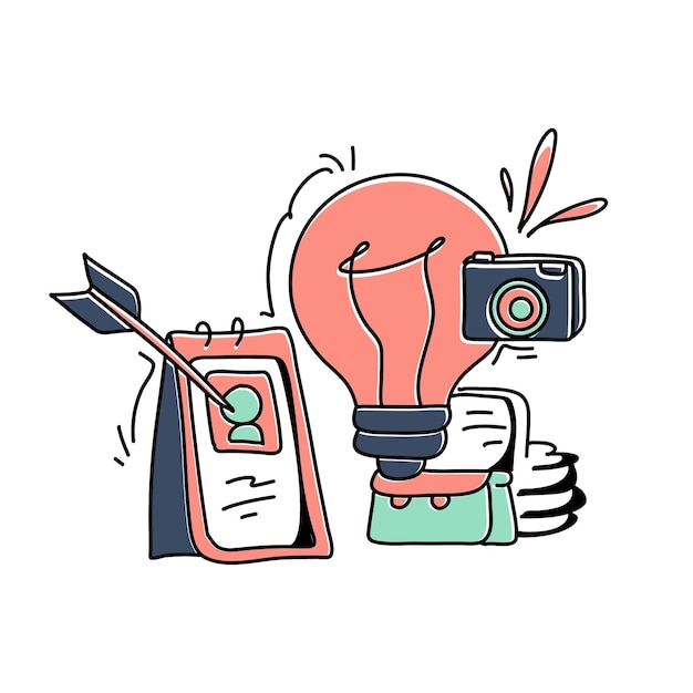 Ilustración de investigación de mercado Perfecta para presentaciones, sitios web y publicaciones en blogs