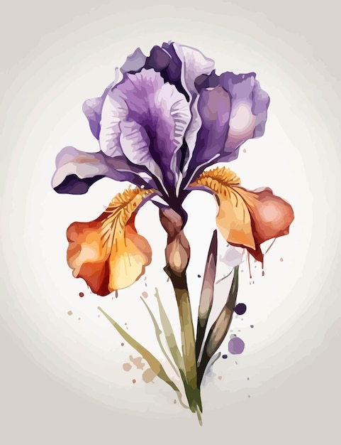 Vector ilustración del iris