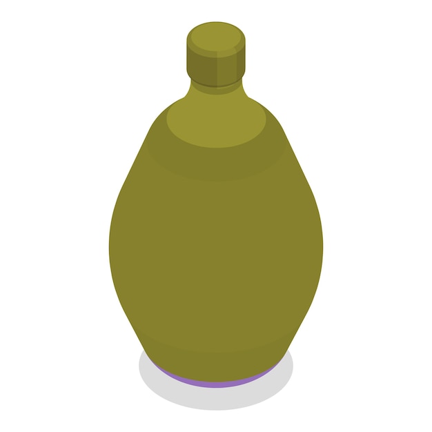 Ilustración isométrica plana vectorial 3D del artículo 1 de la colección militar