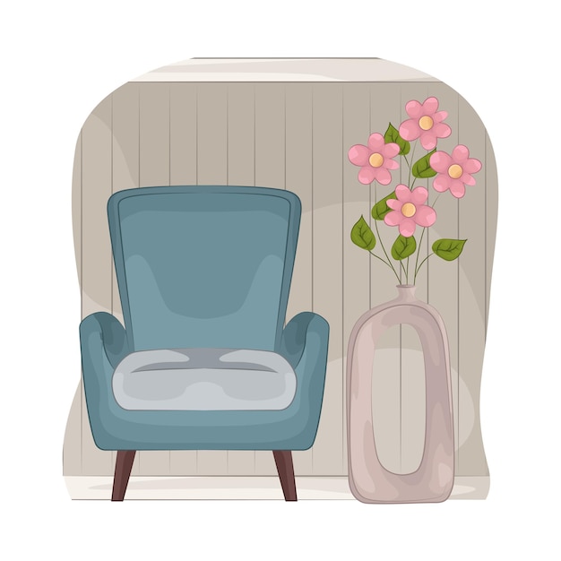 Ilustración de un jarrón
