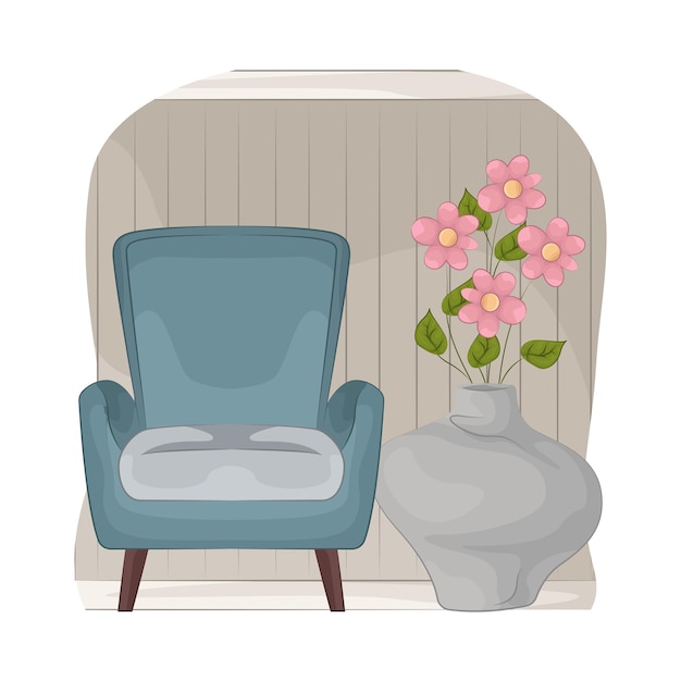 Ilustración de un jarrón