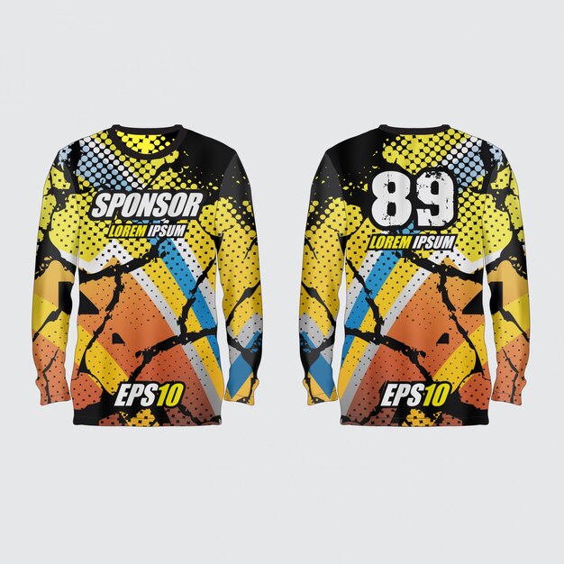 ilustración de jersey deportivo