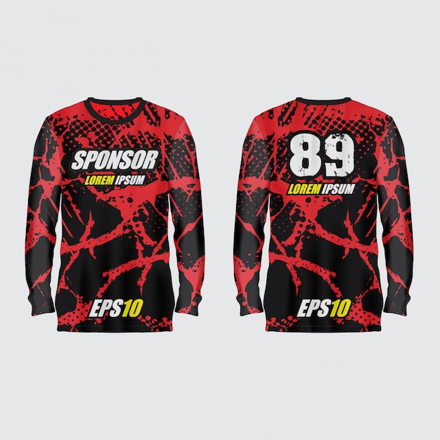 ilustración de jersey deportivo