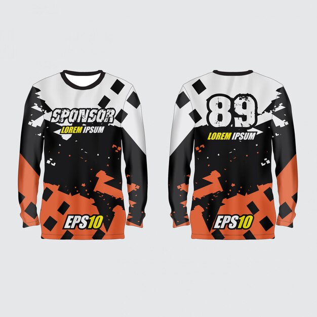 ilustración de jersey deportivo