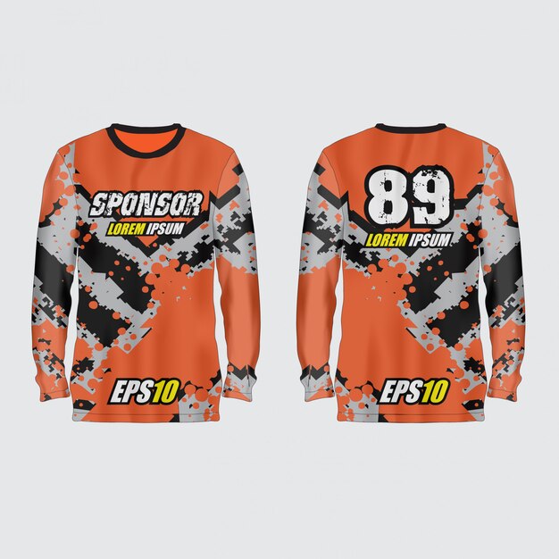 ilustración de jersey deportivo